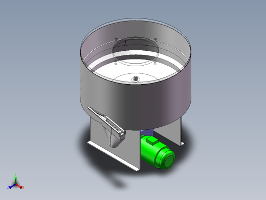 旋转理盖机设计模型正等轴测缩略图