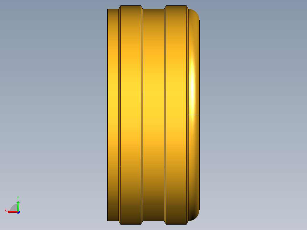 水管接头Hose Cap Nut 96GH-12后视图