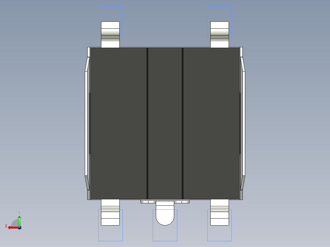 开关继电器保护 SM-PTS641TK31后视图