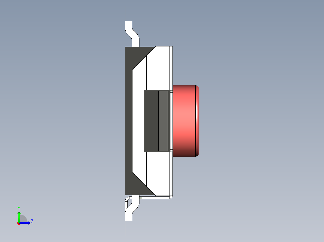 开关继电器保护 SM-PTS641TK31左视图