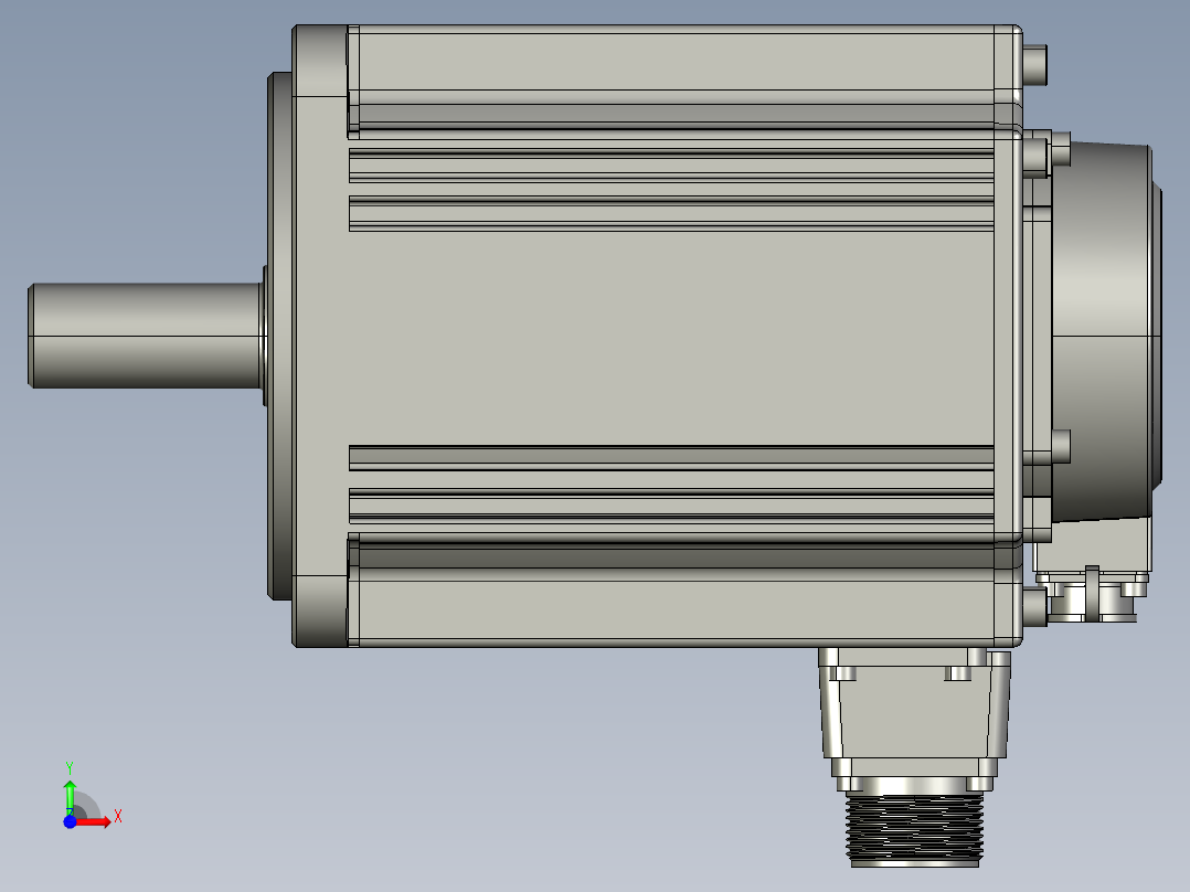 电机MS6G-130CM15E2-42P3前视图