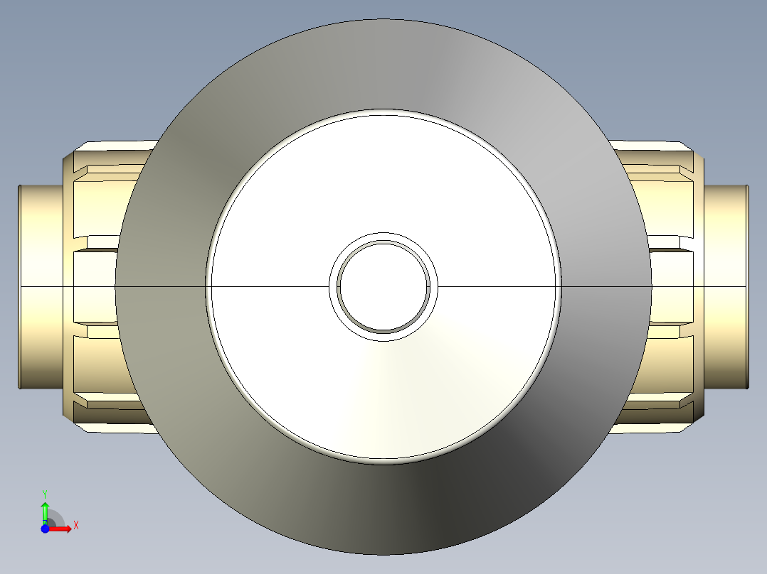 3DKMUIMCP NC 气动隔膜阀，常闭，女性联盟结束，公制系列PP-H前视图