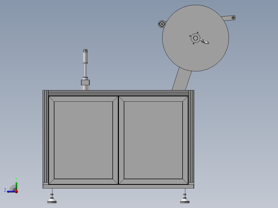 自动贴标机右视图