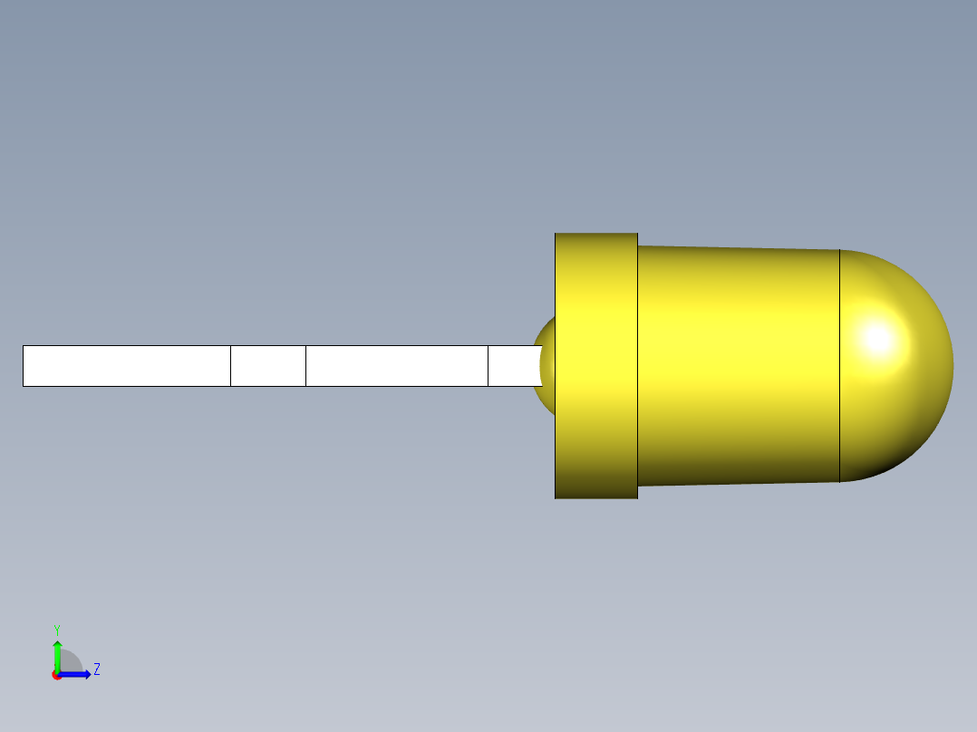 光电元件封装-L-934YD左视图