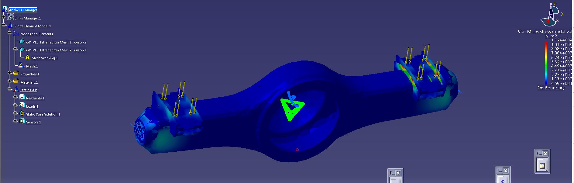 某后轮驱动商用车非断开式驱动桥设计和有限元分析【含三维catia+CAD图+文档】