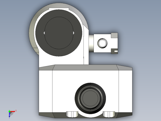 基恩士GT2-A12(K)_kc图纸模型俯视缩略图