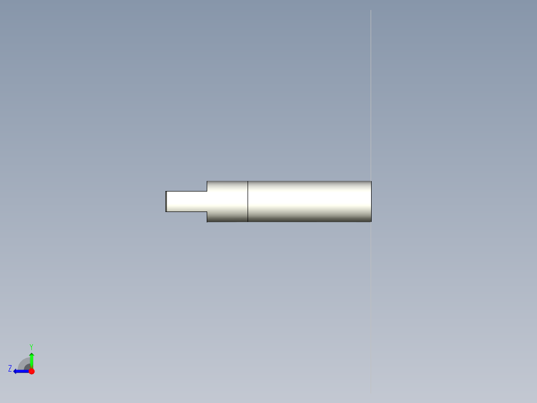 拉伸彈簧配件AIPO.SAIPO-3D多系列多零件图纸模型右视图