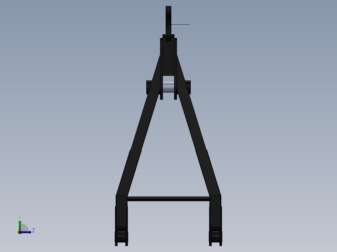 奔驰自卸卡车牵引车叉车大卡车左视图
