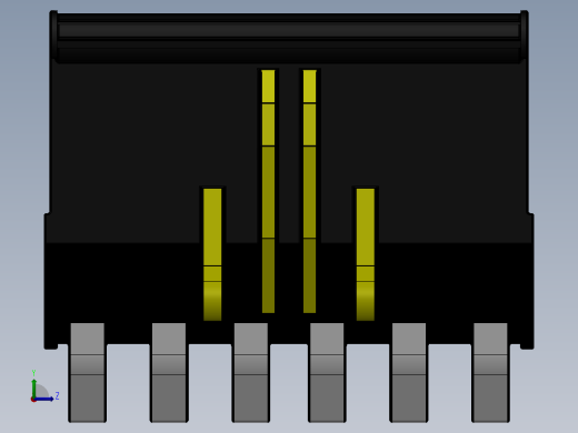 挖掘机铲斗左视缩略图