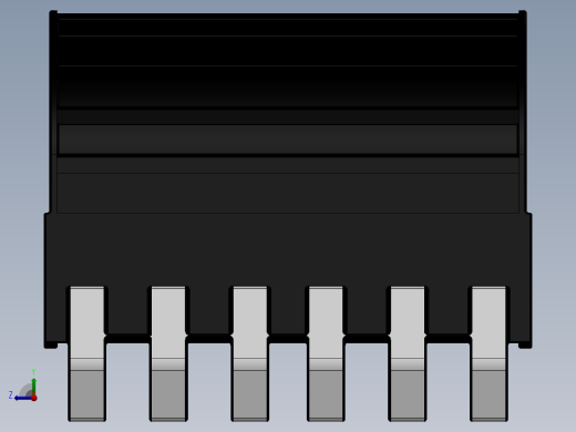 挖掘机铲斗右视缩略图