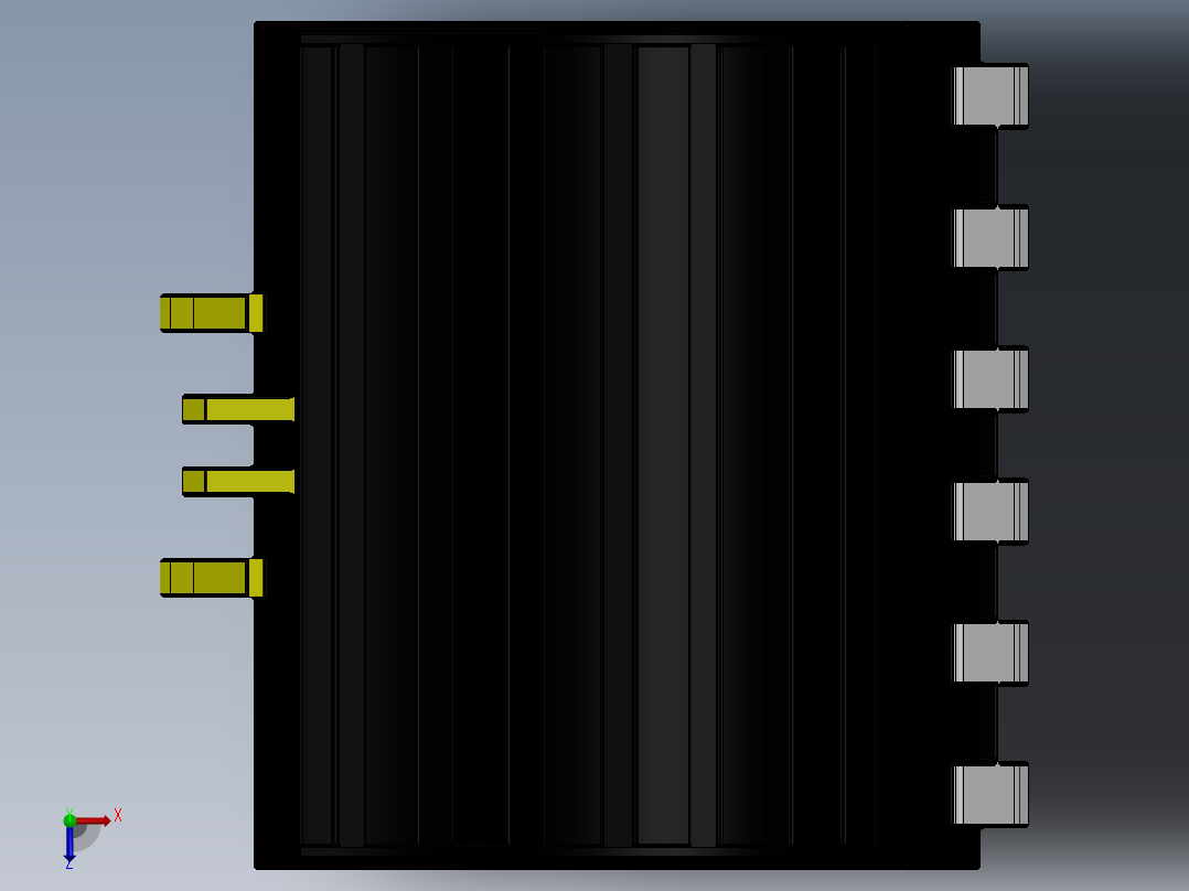 挖掘机铲斗俯视图