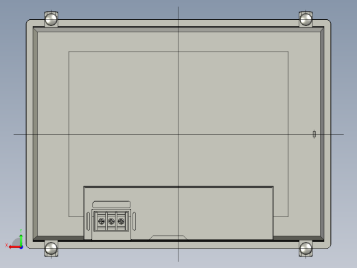 基恩士LK-HD1001_kc图纸模型后视缩略图