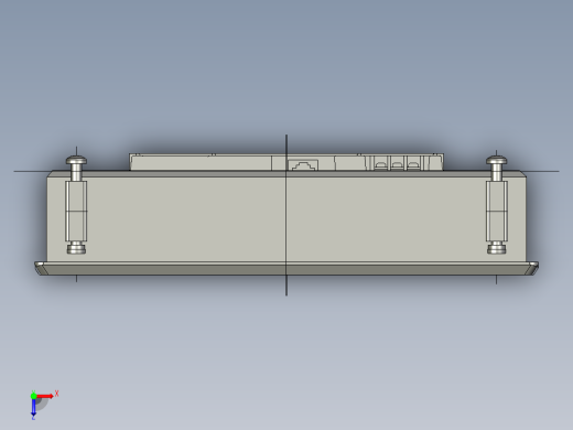 基恩士LK-HD1001_kc图纸模型俯视缩略图