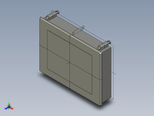 基恩士LK-HD1001_kc图纸模型正等轴测缩略图