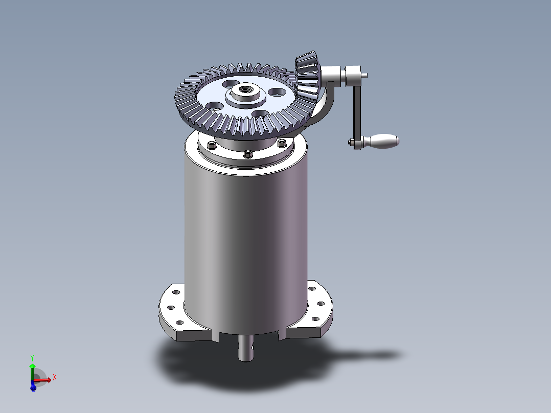 丝杠-齿轮-摇杆-成图大赛