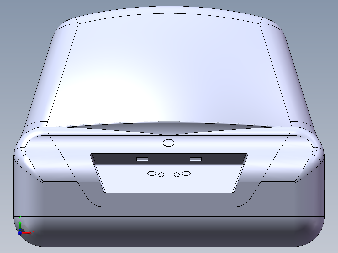 汽车后备箱前视图