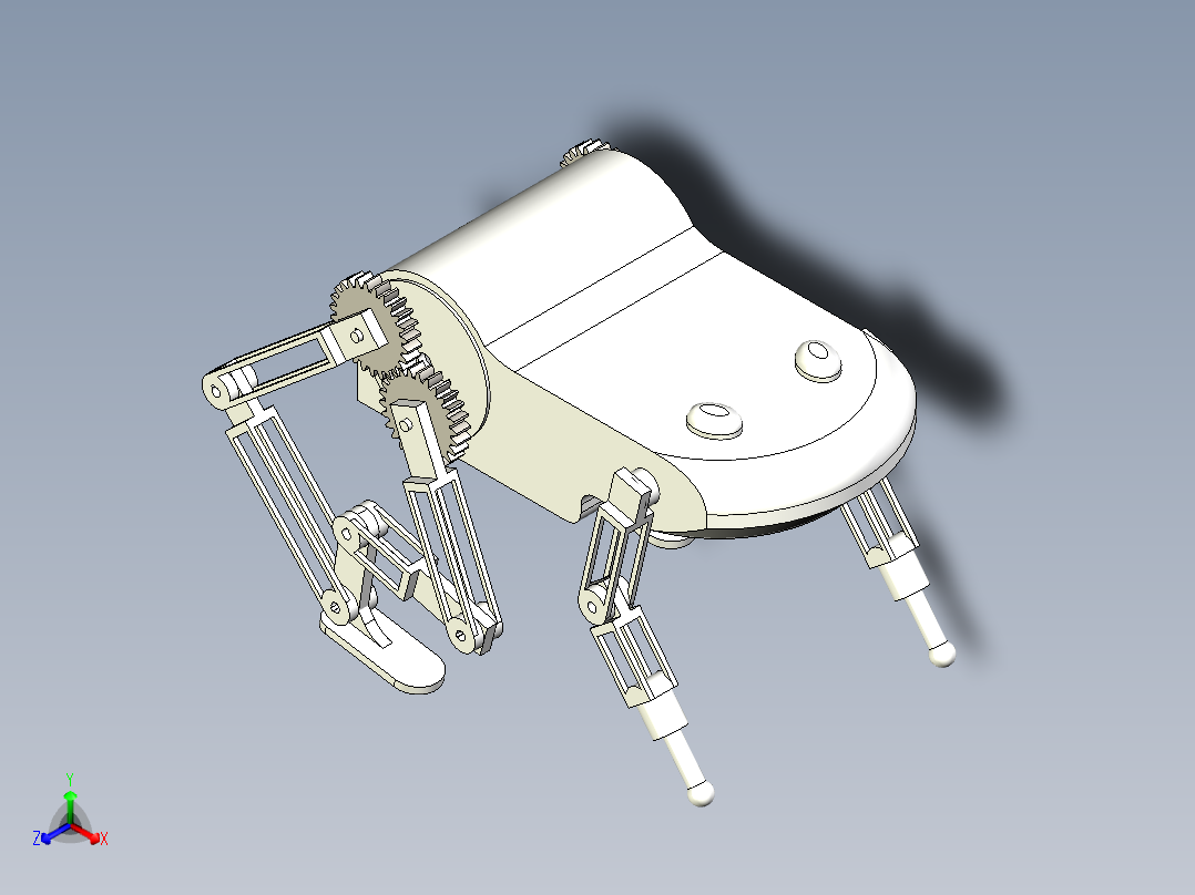 青蛙弹跳机器人