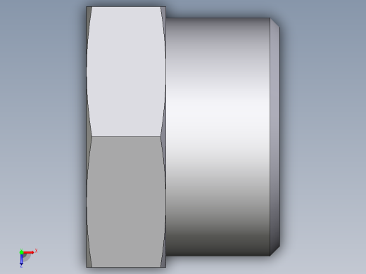 卡套式工业通用硬管接头EO_Blanking_plug_for_tube_ends_ROV30S71X俯视缩略图
