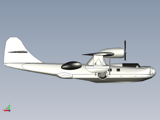 联合PBY-5A卡特琳娜飞行船和两栖飞机后视缩略图