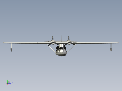 联合PBY-5A卡特琳娜飞行船和两栖飞机左视缩略图