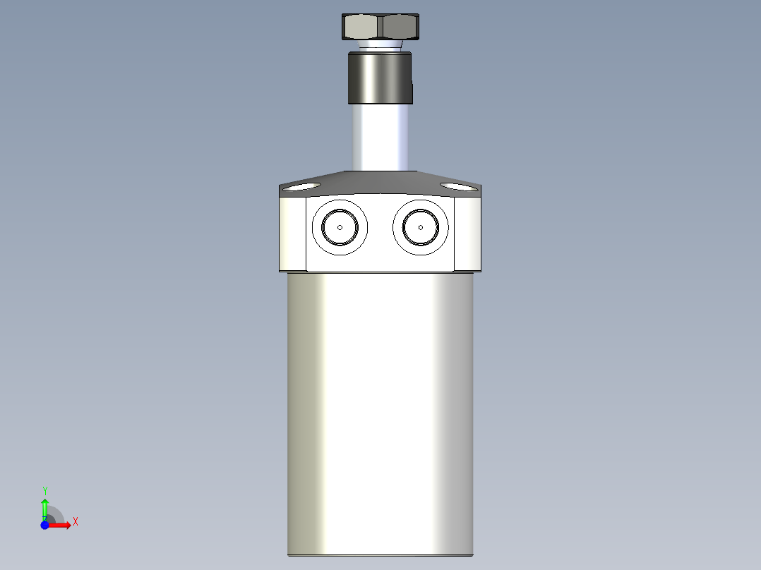 KOSMEKWHE1000-2SR多系列多零件图纸模型前视图