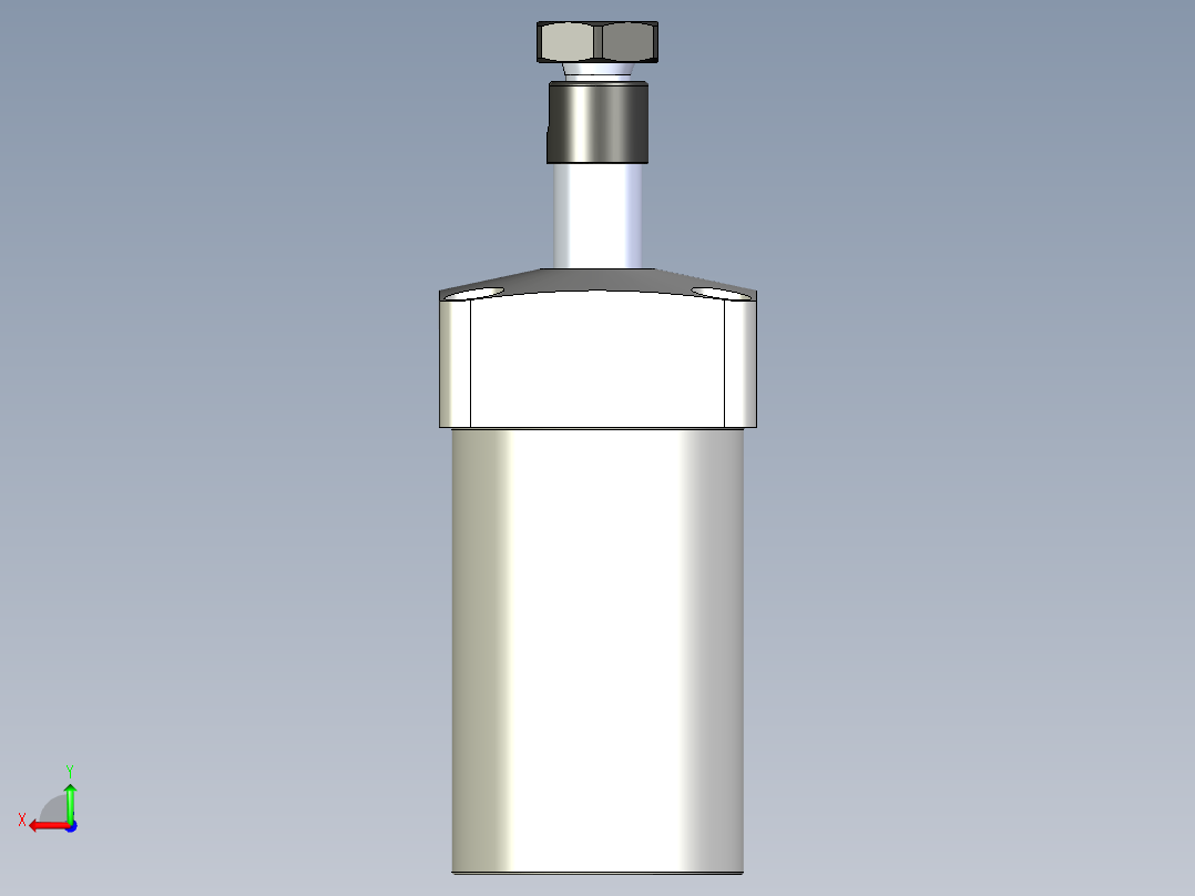 KOSMEKWHE1000-2SR多系列多零件图纸模型后视图