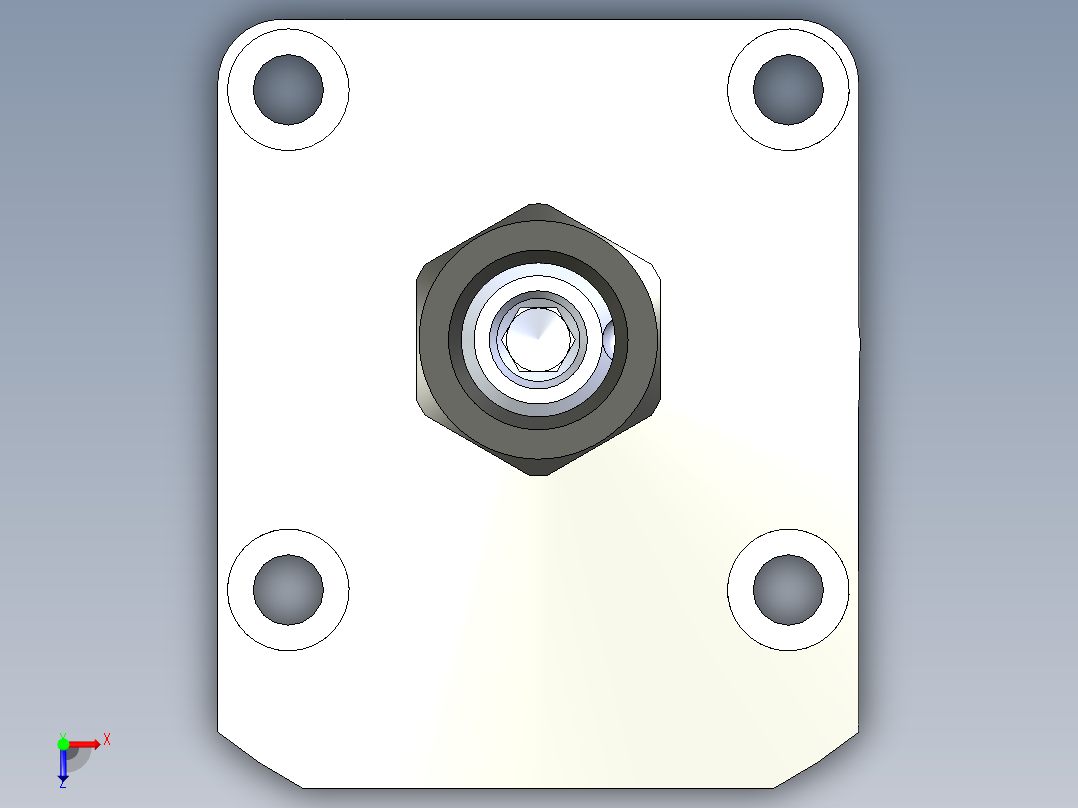 KOSMEKWHE1000-2SR多系列多零件图纸模型俯视图