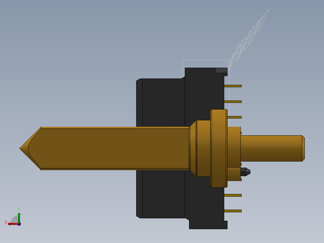 VPX连接器合集后视图