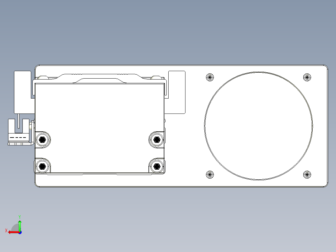 TPA-KNR-86E-1610C-L550A1-MR-H75-N3线性模块铝制底座后视图
