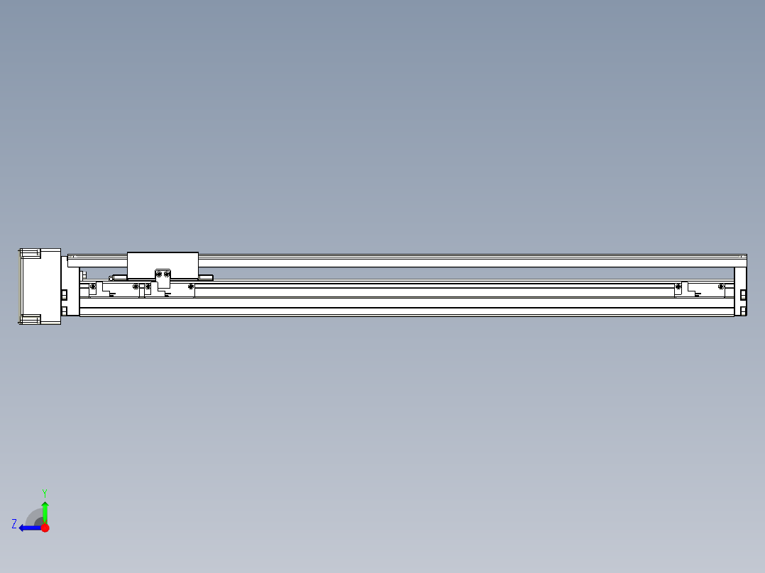 TPA-KNR-86E-1610C-L550A1-MR-H75-N3线性模块铝制底座右视图