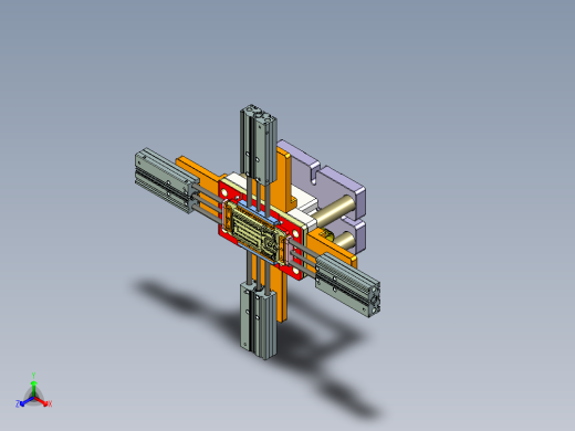 X1-笔记本CNC工装夹具三维模型CNC8正等轴测缩略图