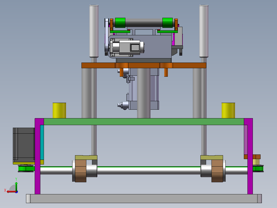 板材定位送料机sw18后视图