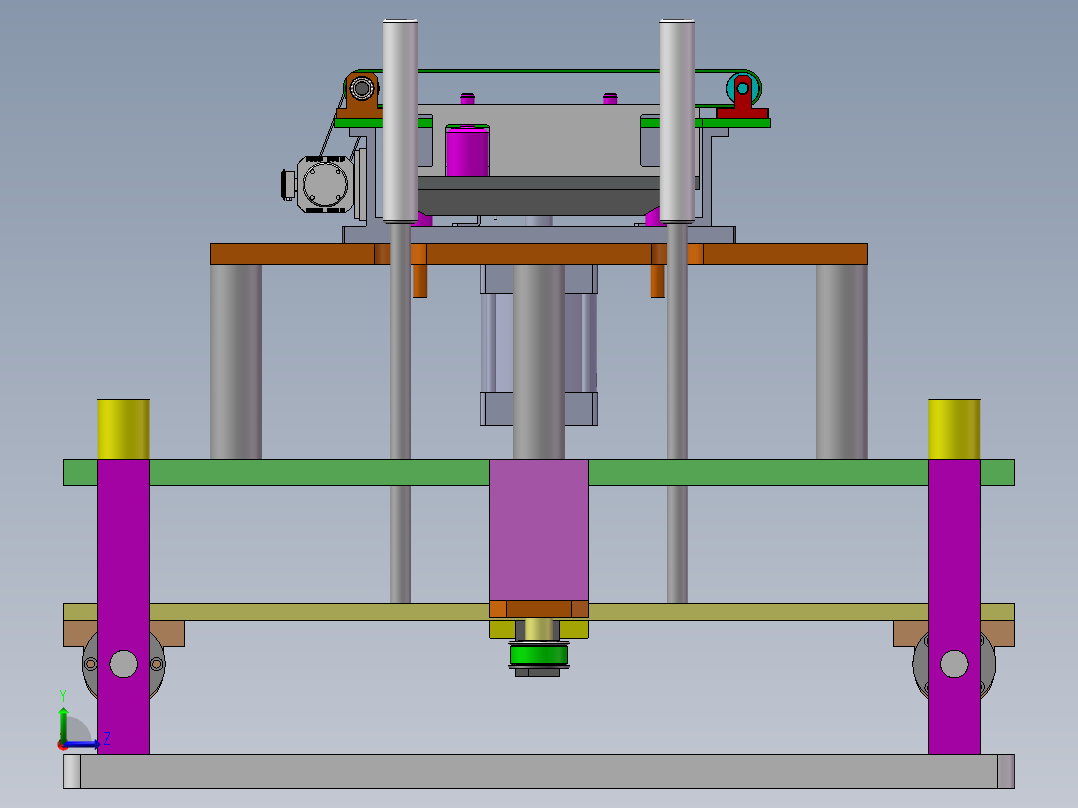 板材定位送料机sw18左视图
