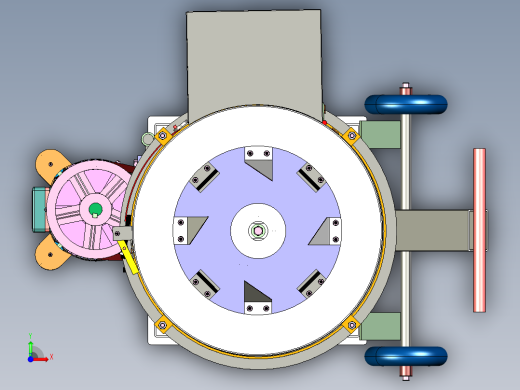 物料研磨机step前视缩略图