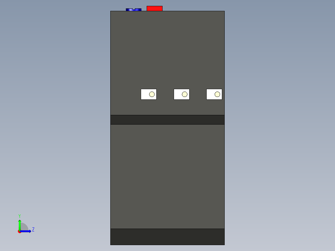德力西电气 JSR1D-25左视图