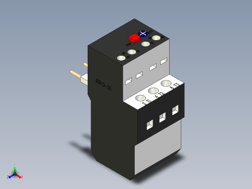 德力西电气 JSR1D-25正等轴测缩略图