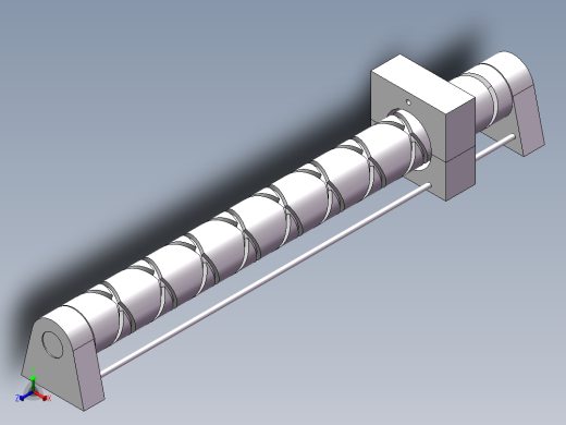 排绳器正等轴测缩略图