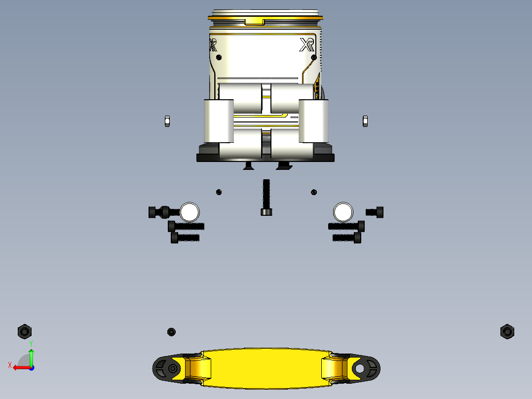 B2004583-榫槽钻孔夹具后视图