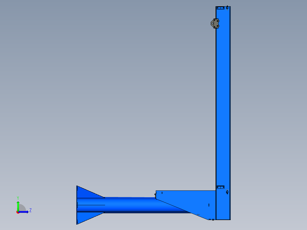 起重机(2)左视图
