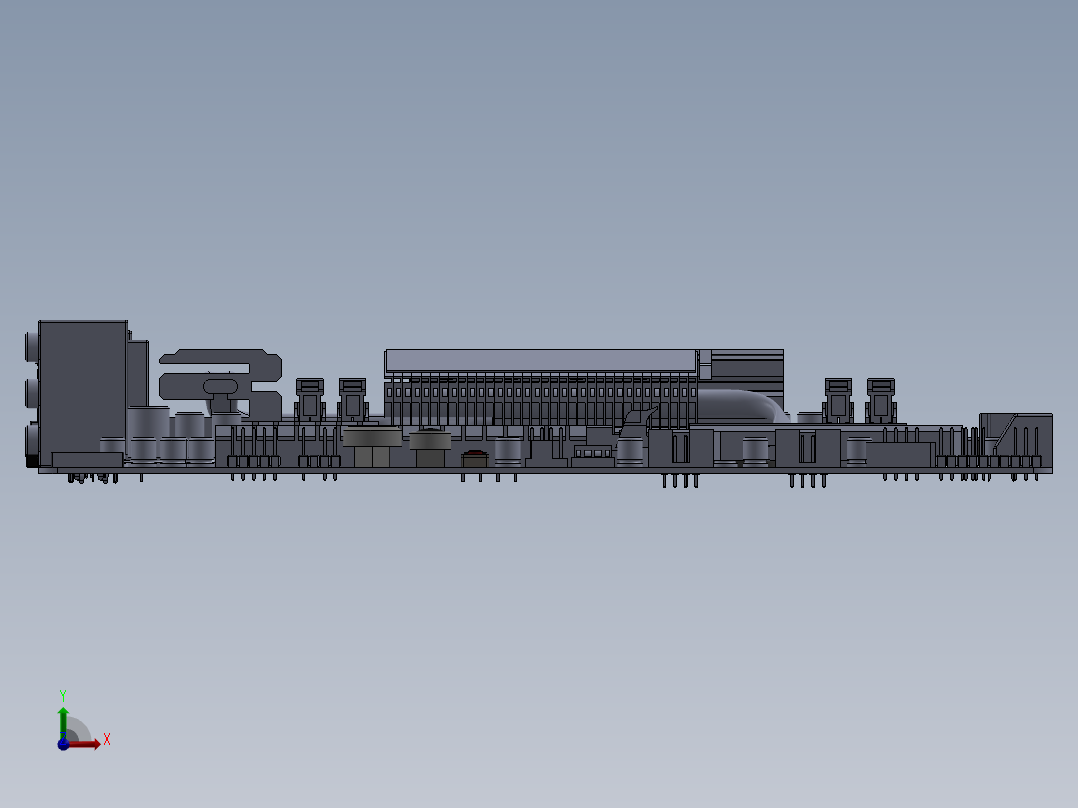 电路板、主板(43)前视图