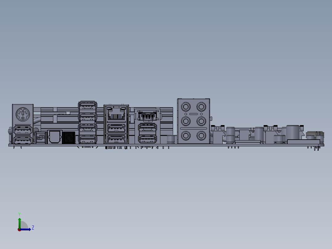 电路板、主板(43)左视图