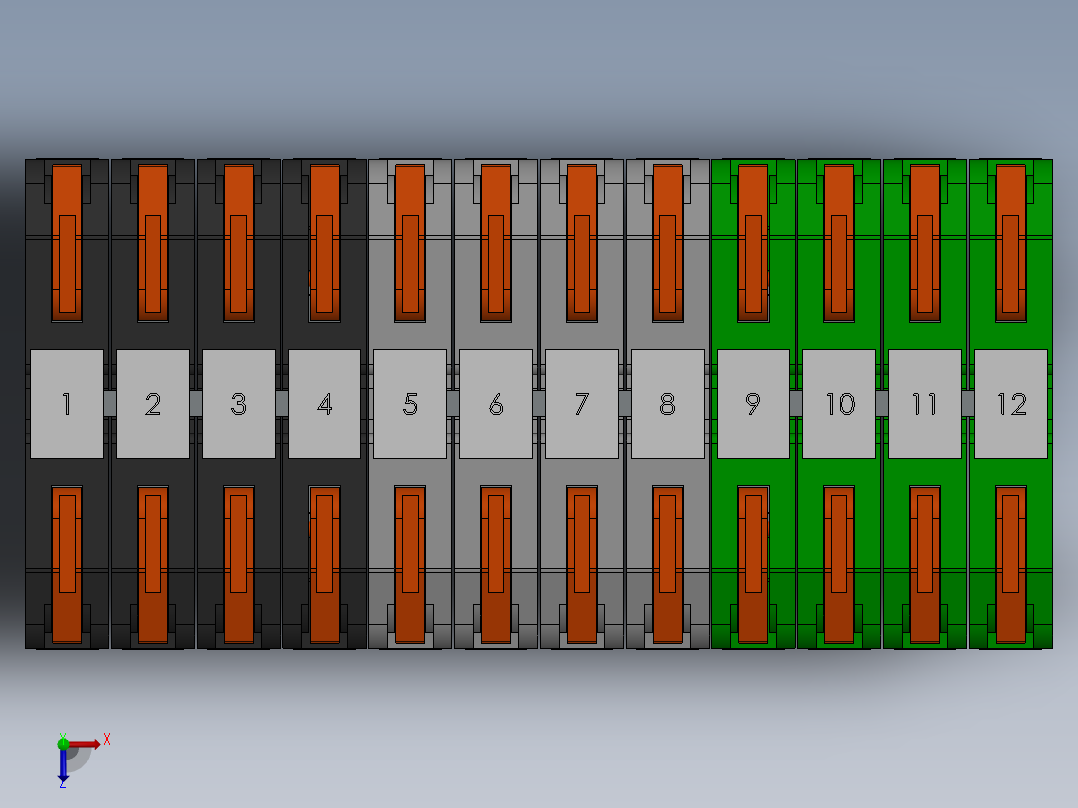 接插件(273)俯视图