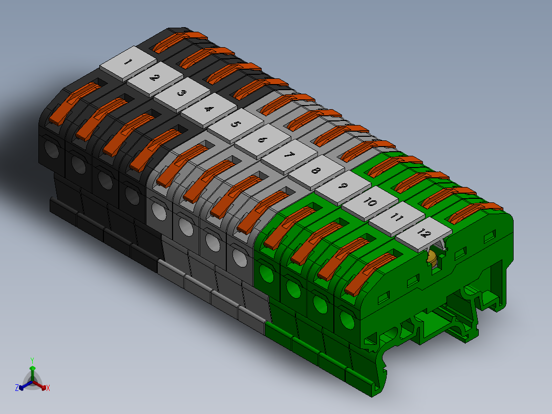 接插件(273)正等轴测图