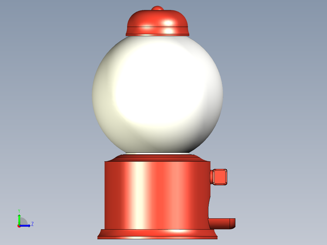 A2005296-投币售货机左视图