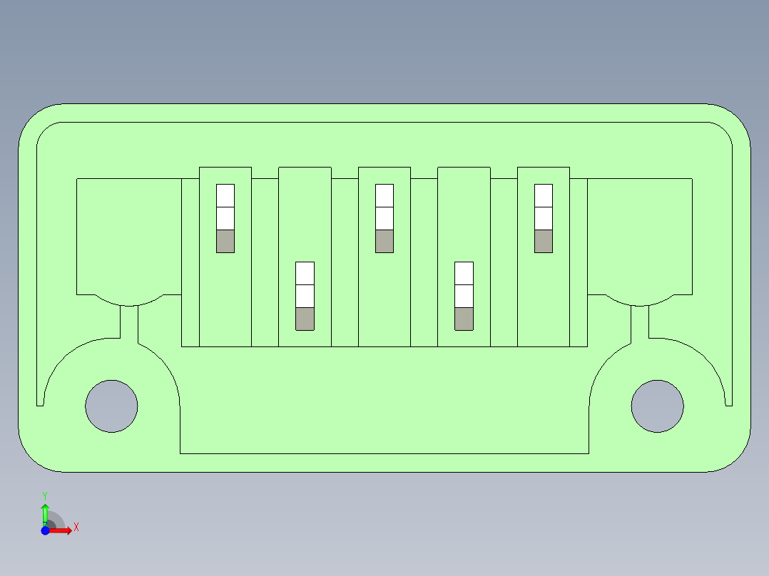 15EDGAM-3.5__机箱接插件__接插件前视图