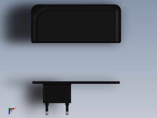 _ M手机充电器俯视缩略图