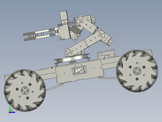 智能小车麦克纳姆轮底盘视觉机械臂编程搬运物流机器人左视缩略图