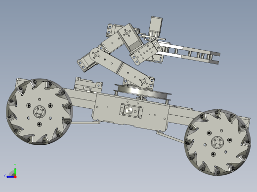 智能小车麦克纳姆轮底盘视觉机械臂编程搬运物流机器人右视缩略图