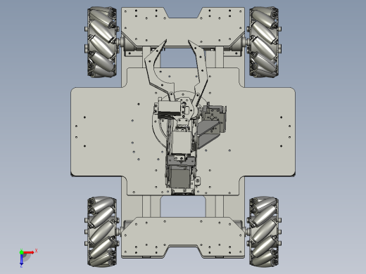 智能小车麦克纳姆轮底盘视觉机械臂编程搬运物流机器人俯视缩略图