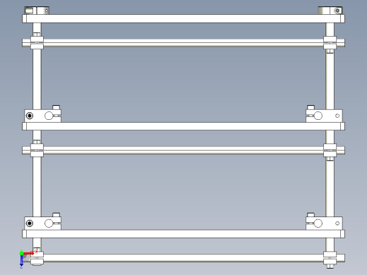 光轴置物架俯视缩略图